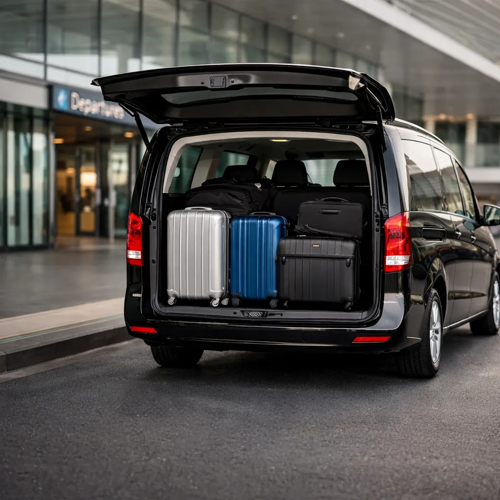 Mercedes Vito VIP geniş bagaj alanı