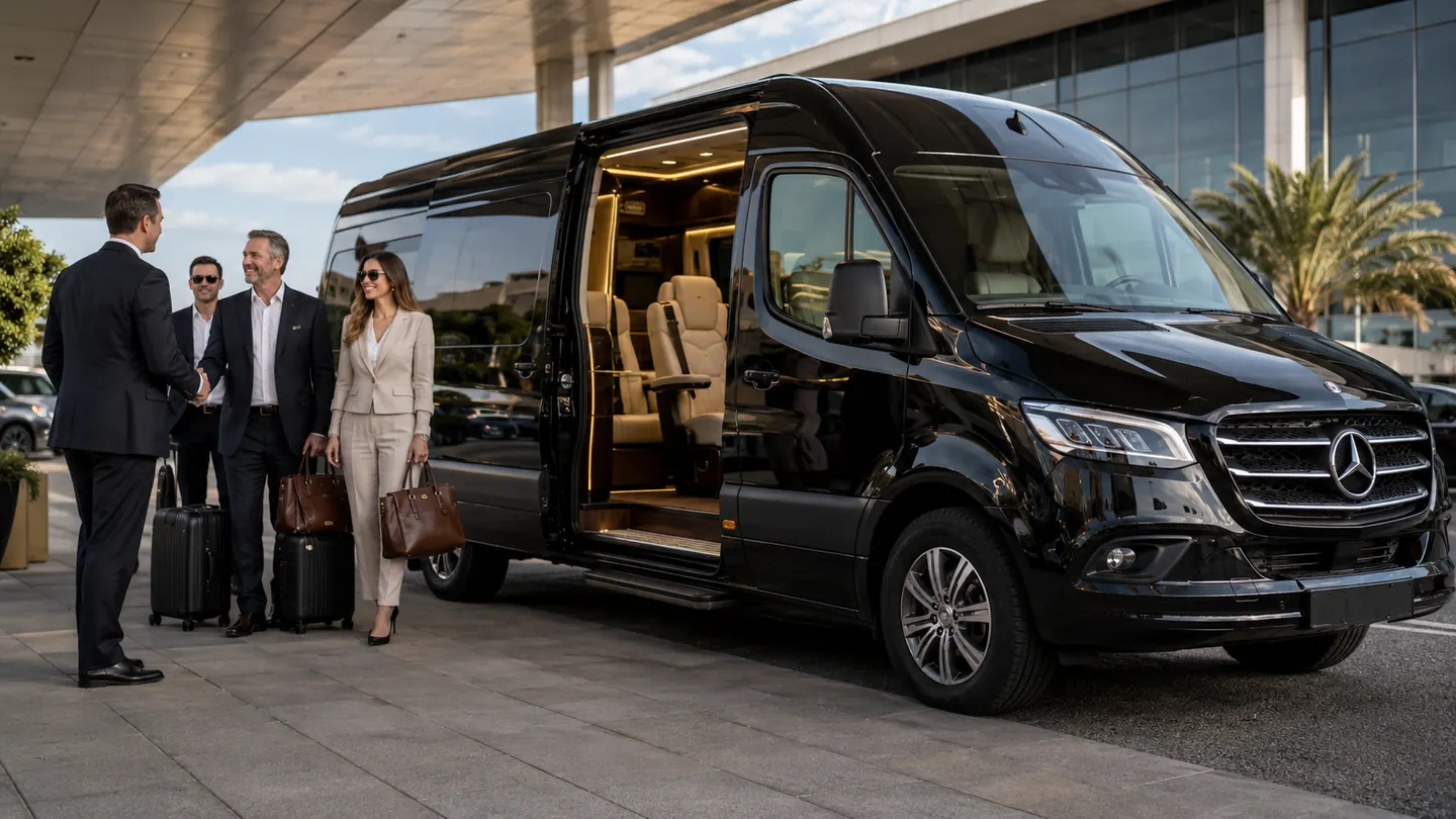 VIP minibüs kiralama grup transferi